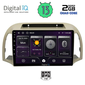 DIGITAL IQ BXB 1457_GPS (9inc) MULTIMEDIA TABLET OEM NISSAN MICRA K12 mod. 2002-2010
