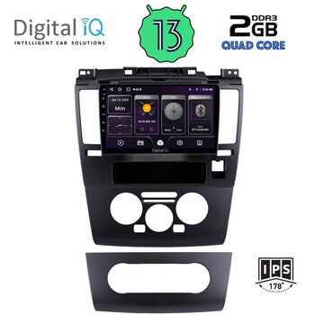DIGITAL IQ BXB 1465_GPS (9inc) MULTIMEDIA TABLET OEM NISSAN TIDA mod. 2004>