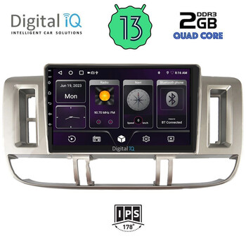 DIGITAL IQ BXB 1474_GPS (9inc) MULTIMEDIA TABLET OEM NISSAN XTRAIL mod. 2000-2004