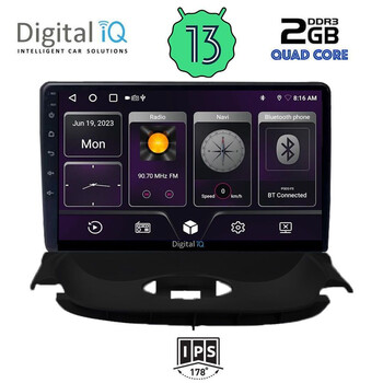 DIGITAL IQ BXB 1505_GPS (9inc) MULTIMEDIA TABLET OEM PEUGEOT 206 mod. 1998-2006