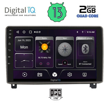 DIGITAL IQ BXB 1517_GPS (9inc) MULTIMEDIA TABLET OEM PEUGEOT 407 mod. 2004-2011