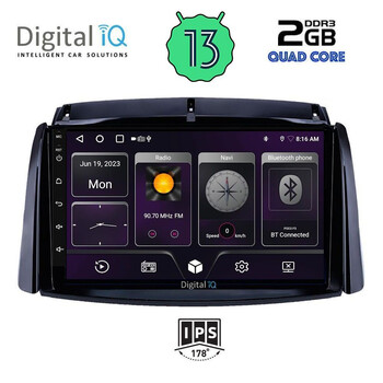 DIGITAL IQ BXB 1551_GPS (9inc) MULTIMEDIA TABLET OEM RENAULT KOLEOS mod. 2006-2016