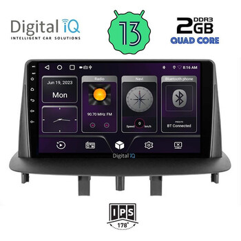 DIGITAL IQ BXB 1556_GPS (9inc) MULTIMEDIA TABLET OEM RENAULT MEGANE 3 mod. 2009-2016
