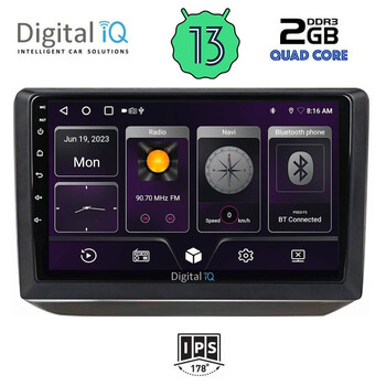 DIGITAL IQ BXB 1581_GPS (10inc) MULTIMEDIA TABLET OEM SKODA FABIA mod. 2008-2014