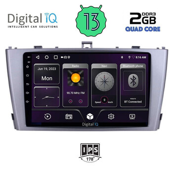 DIGITAL IQ BXB 1705_GPS (9inc) MULTIMEDIA TABLET OEM TOYOTA AVENSIS (T27) mod. 2009-2015