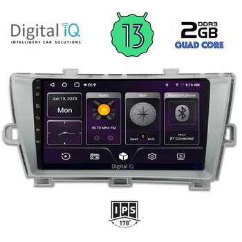 DIGITAL IQ BXB 1726_GPS (9inc) MULTIMEDIA TABLET OEM TOYOTA PRIUS mod. 2009-2015
