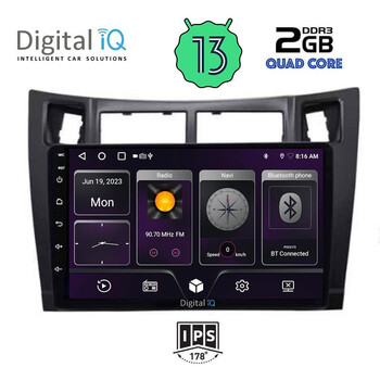 DIGITAL IQ BXB 1736_GPS (9inc) MULTIMEDIA TABLET OEM TOYOTA YARIS mod. 2006-2011