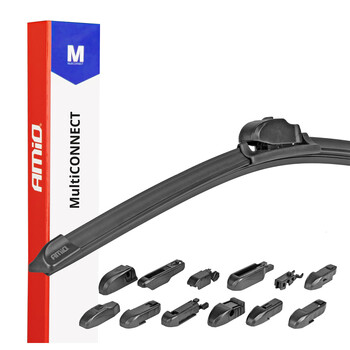 01188/AM ΥΑΛΟΚΑΘΑΡΙΣΤΗΡΑΣ MULTICONNECT ΜΕ 12 ΑΝΤΑΠΤΟΡΕΣ 330mm /13'' AMiO - 1 ΤΕΜ.