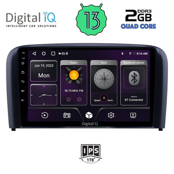 DIGITAL IQ BXB 1786_GPS (9inc) MULTIMEDIA TABLET OEM VOLVO S80 mod. 1998-2006