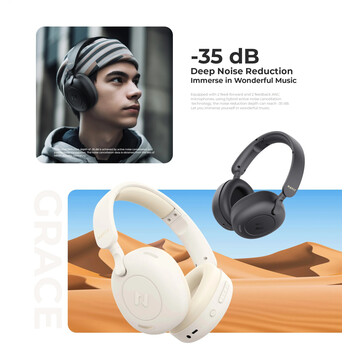 Ασύρματα Ακουστικά Havit - H655BT (Beige)