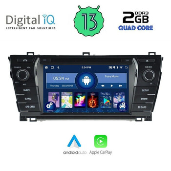 DIGITAL IQ MSD 012_CPA (7" DECK) MULTIMEDIA OEM TOYOTA COROLLA mod. 2013-2016