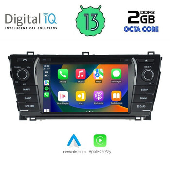 DIGITAL IQ MSD 012_CPA (7" DECK) MULTIMEDIA OEM TOYOTA COROLLA mod. 2013-2016