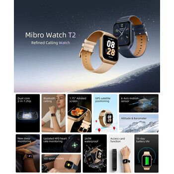 Smartwatch - Mibro Watch T2 (Deep Blue)