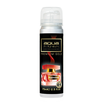 10-778/AQ ΑΡΩΜΑΤΙΚΟ ΑΥΤΟΚΙΝΗΤΟΥ ΣΕ ΣΠΡΕΙ (SPRAY)  ΜΕ ΑΡΩΜΑ HYPNOTIST PREMIUM GOLD SERIES 75ml AQUA - 1 TEM.