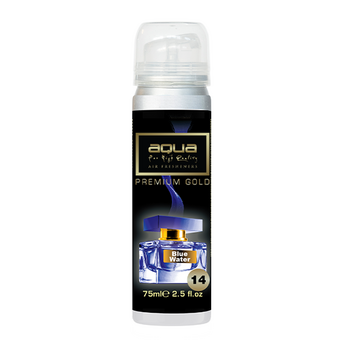 10-889/AQ ΑΡΩΜΑΤΙΚΟ ΑΥΤΟΚΙΝΗΤΟΥ ΣΕ ΣΠΡΕΙ (SPRAY)  ΜΕ ΑΡΩΜΑ BLUE WATER PREMIUM GOLD SERIES 75ml AQUA - 1 TEM.