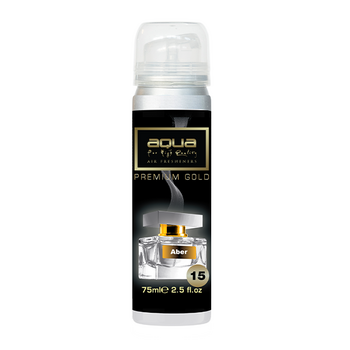 10-890/AQ ΑΡΩΜΑΤΙΚΟ ΑΥΤΟΚΙΝΗΤΟΥ ΣΕ ΣΠΡΕΙ (SPRAY)  ΜΕ ΑΡΩΜΑ ABER PREMIUM GOLD SERIES 75ml AQUA - 1 TEM.