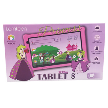 LAMTECH KID TABLET 8' 4GB+64GB ANDROID 12 GO PRINCESS