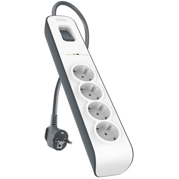 4-outlet Surge Protection Strip with 2M Power Cord