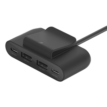 Belkin BUZ001bt2MBKB7 BoostCharge 4-Port USB Power Extender 