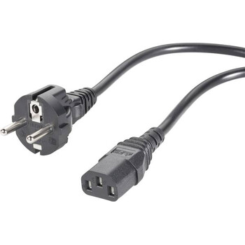Belkin F3A225cp1.8M-P EUROPEAN MAINS LEAD CABLE, IEC F/EURO STYLE M; 1.8M