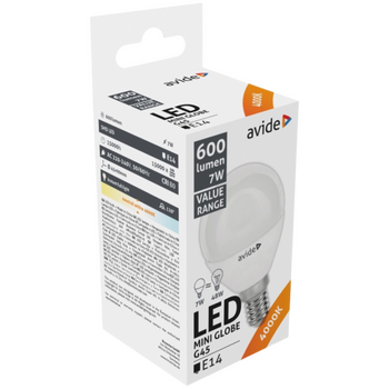 jager ΛΑΜΠΑ LED AVIDE 7W Ε14 4000Κ MINI GLOBE (AV-921181)