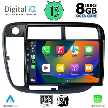 DIGITAL IQ BXD 8186_CPA CLIMA (9inc) MULTIMEDIA TABLET OEM HONDA CIVIC mod. 1995-2001