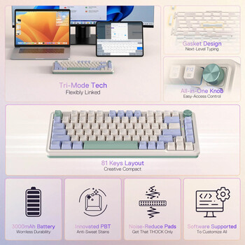 Gaming πληκτρολόγιο - Redragon UCAL K673CPG-RGB PRO