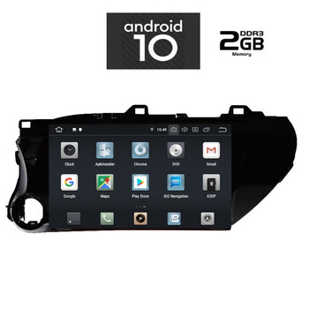 IQ-AN X1266_GPS (TABLET). TOYOTA HILUX mod. 2017>   ANDROID 10