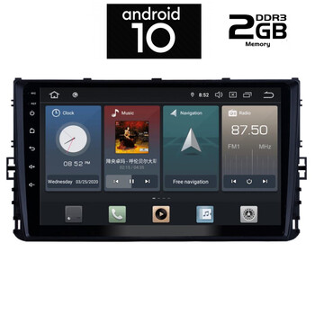 IQ-AN X1284_GPS (TABLET). VW POLO - T-ROC - T-CROSS mod. 2017>   ANDROID 10