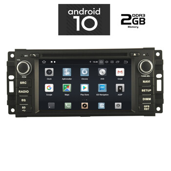 IQ-AN X512_GPS. CHRYSLER - DODGE - JEEP mod. 2007>   ANDROID 10
