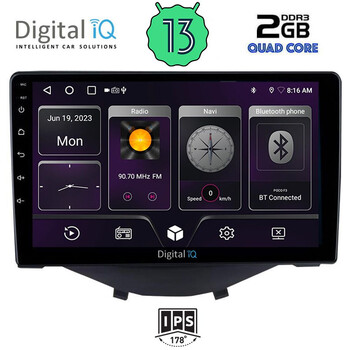 DIGITAL IQ BXB 1715_GPS CLIMA (9inc) MULTIMEDIA TABLET OEM CITROEN C1-PEUGEOT 108-TOYOTA AYGO mod. 2014&gt;