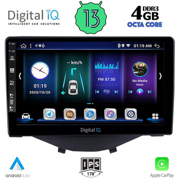 DIGITAL IQ BXD 6715_CPA CLIMA (9inc) MULTIMEDIA TABLET OEM CITROEN C1-PEUGEOT 108-TOYOTA AYGO mod. 2014&gt;