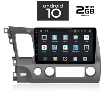 IQ-AN X1074_GPS (TABLET). HONDA CIVIC 4Door mod. 2006-2012    ANDROID 10