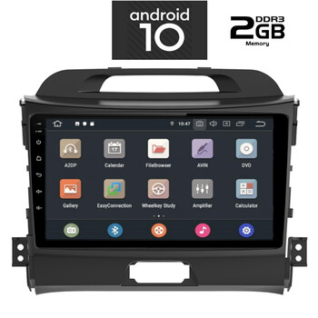 IQ-AN X1127_GPS (9inc).  KIA SPORTAGE mod. 2010-2015   ANDROID 10