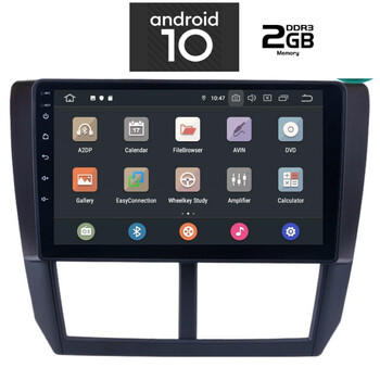 IQ-AN X1227_GPS (TABLET). SUBARU IMPREZA – FORESTER mod.  2008-2013    ANDROID 10