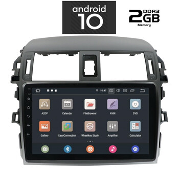 IQ-AN X1255_GPS (9inc). TOYOTA COROLLA 4Doors mod. 2007-2012