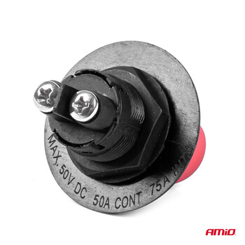 03025/AM ΔΙΑΚΟΠΤΗΣ POWER-OFF ΜΠΑΤΑΡΙΑΣ 12-32V 50A 29mm 3 ΛΕΙΤΟΥΡΓΙΩΝ AMIO - 1 ΤΕΜ.