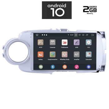 IQ-AN X1253_GPS (TABLET). TOYOTA YARIS mod. 2011>   ANDROID 10