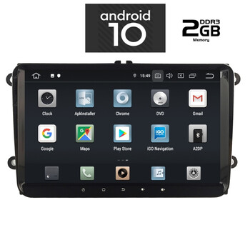 IQ-AN X489_GPS. VW - SKODA - SEAT  mod. 2004-2014 ANDROID 10