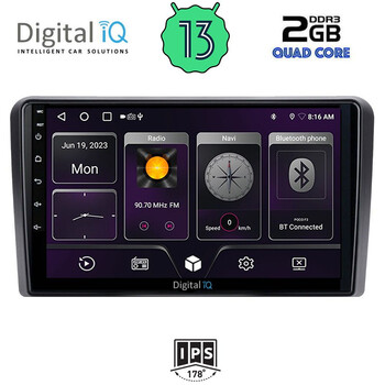 DIGITAL IQ BXB 1744_GPS (9inc) MULTIMEDIA TABLET OEM GOLF 4 mod. 1998-2003
