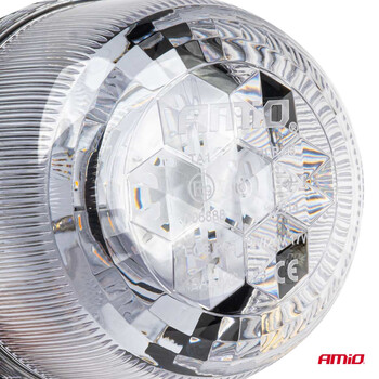 03340/AM ΦΑΡΟΣ DIAMONT W25M ΜΕ ΛΕΥΚΟ ΚΑΠΑΚΙ 12/24V 24xSMD LED ΠΟΡΤΟΚΑΛΙ ΜΑΓΝΗΤΙΚΟΣ ΦΙΣ ΑΝΑΠΤΗΡΑ 131x126mm ΑΜΙΟ - 1 ΤΕΜ.