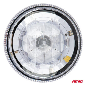 03340/AM ΦΑΡΟΣ DIAMONT W25M ΜΕ ΛΕΥΚΟ ΚΑΠΑΚΙ 12/24V 24xSMD LED ΠΟΡΤΟΚΑΛΙ ΜΑΓΝΗΤΙΚΟΣ ΦΙΣ ΑΝΑΠΤΗΡΑ 131x126mm ΑΜΙΟ - 1 ΤΕΜ.