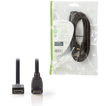 NEDIS CVGP34200BK15 High Speed HDMI Cable with Ethernet HDMI Connector-HDMI Conn