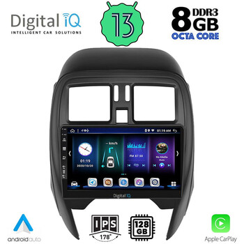 DIGITAL IQ BXD 8451_CPA (SQUARE) (9inc) MULTIMEDIA TABLET OEM NISSAN MICRA mod. 2014-2017