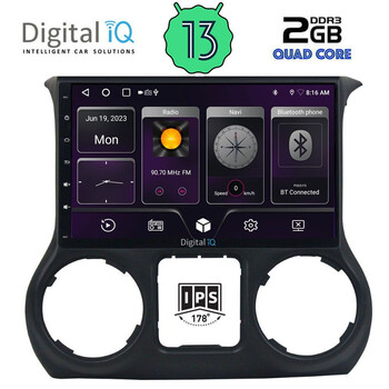 DIGITAL IQ BXB 1296_GPS (10inc) MULTIMEDIA TABLET OEM JEEP WRANGLER  mod. 2014-2017