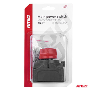 03028/AM ΔΙΑΚΟΠΤΗΣ POWER-OFF ΜΠΑΤΑΡΙΑΣ ΣΕ ΒΑΣΗ 12-24V 275A ΑΜΙΟ - 1 ΤΕΜ.