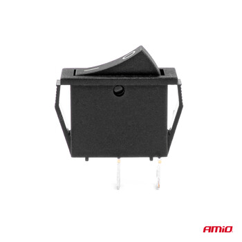 03081/AM ΔΙΑΚΟΠΤΗΣ ON/OFF  2 ΕΠΑΦΩΝ 12V 20A 10mm x 26mm ΜΑΥΡΟΣ  ΑΜΙΟ - 1 ΤΕΜ.