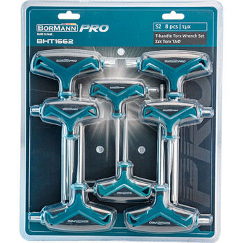 BORMANN Pro BHT1662 ΣΕΤ 8τμχ TORX ΤΑΦ