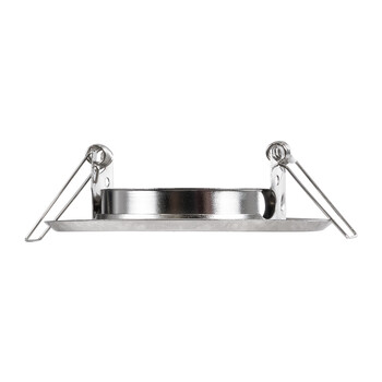 GloboStar® DELTA 77816 Χωνευτό Κινούμενο Στρόγγυλο Σποτ Οροφής για Λάμπα MR16 με Βάση GU5.3 ή GU10 - IP20 - Μεταλλικό - Φ92 x Υ28mm - Νίκελ Ματ - 5 Χρόνια Εγγύηση