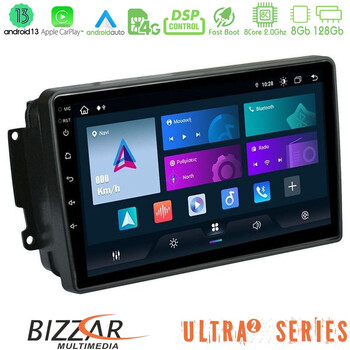 Bizzar Ultra Series Mercedes C/clk/g Class (W203/w209) 8core Android13 8+128gb Navigation Multimedia Tablet 9 u-ul2-Mb0566